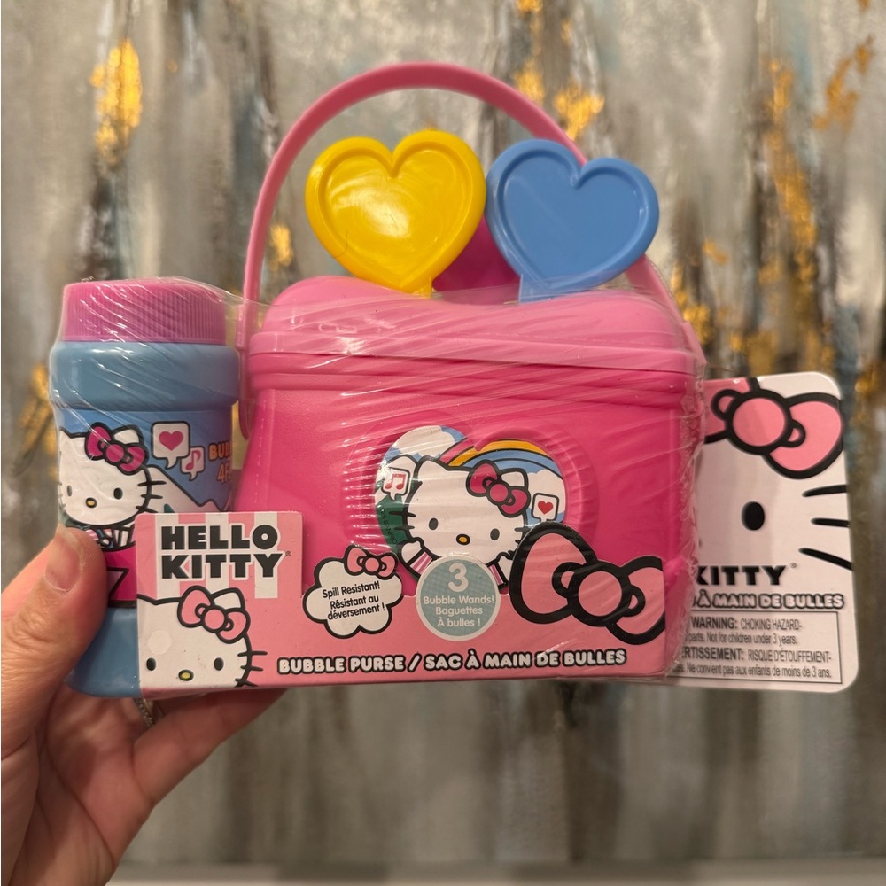 Hello Kitty Pink Bubble Purse with Wands